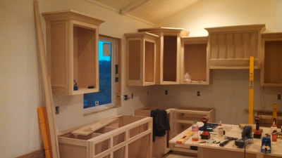 Cabinetry for sink and appliances